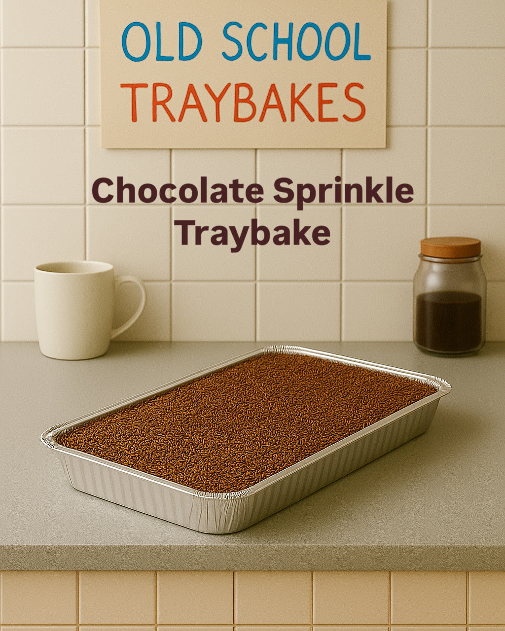 Chocolate Sprinkle Traybake