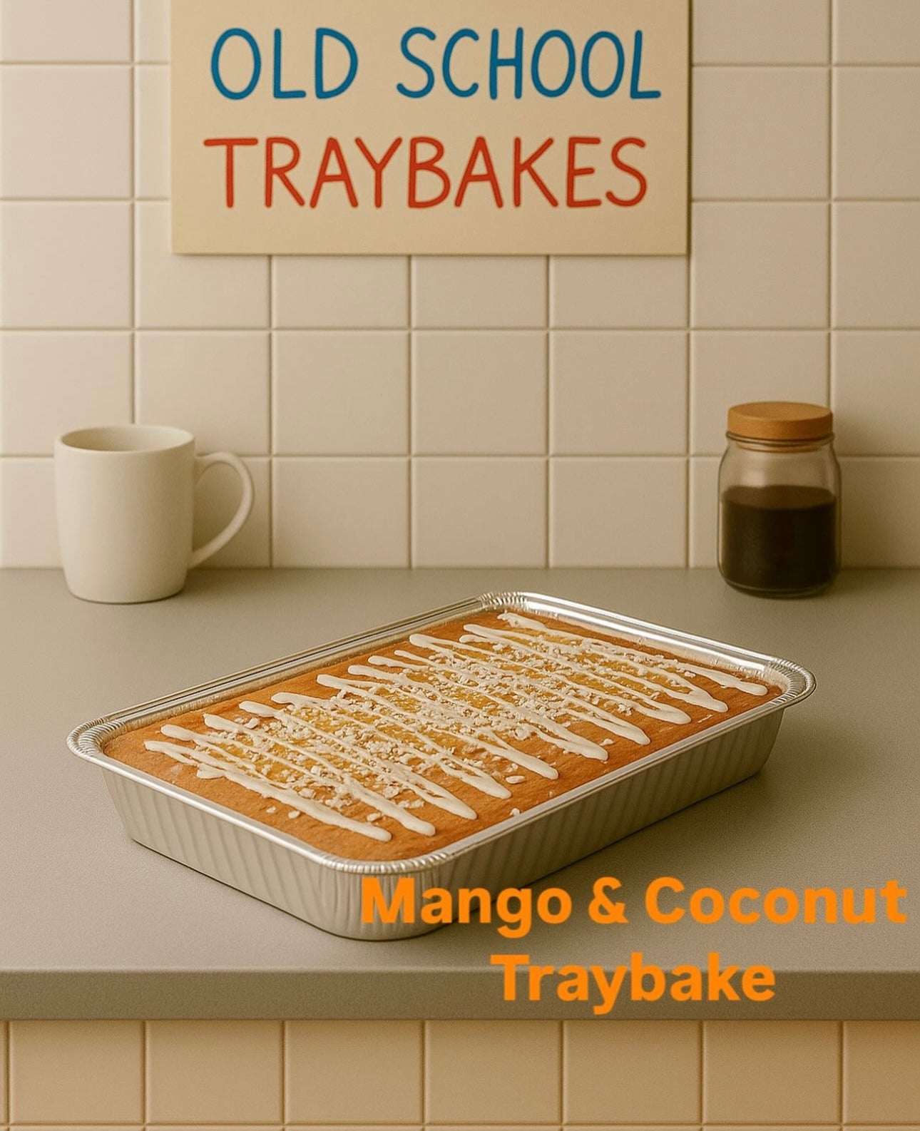 Mango & Coconut Traybake