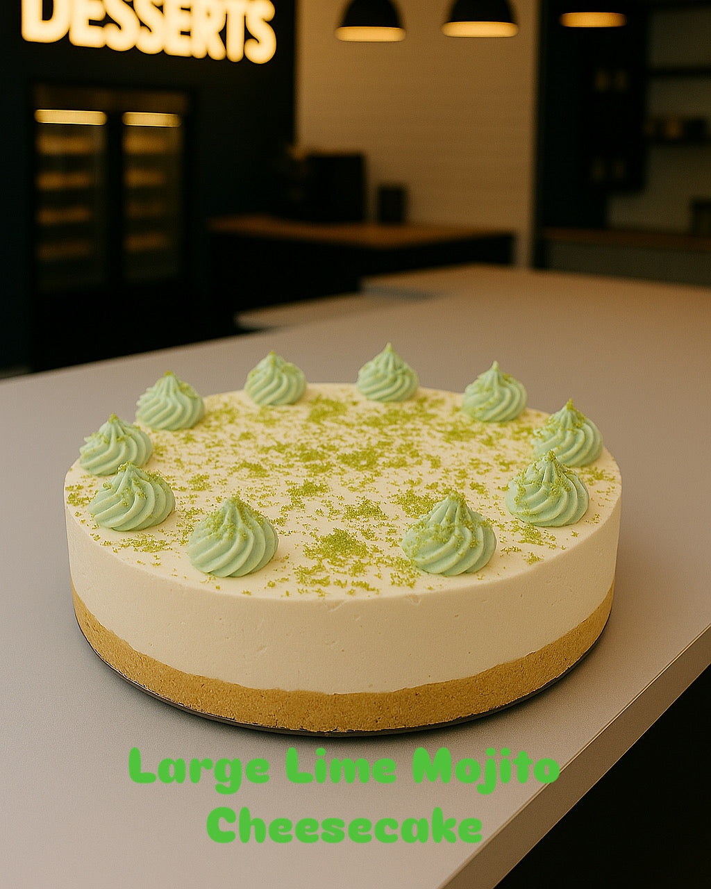 Large Mojito Cheesecake