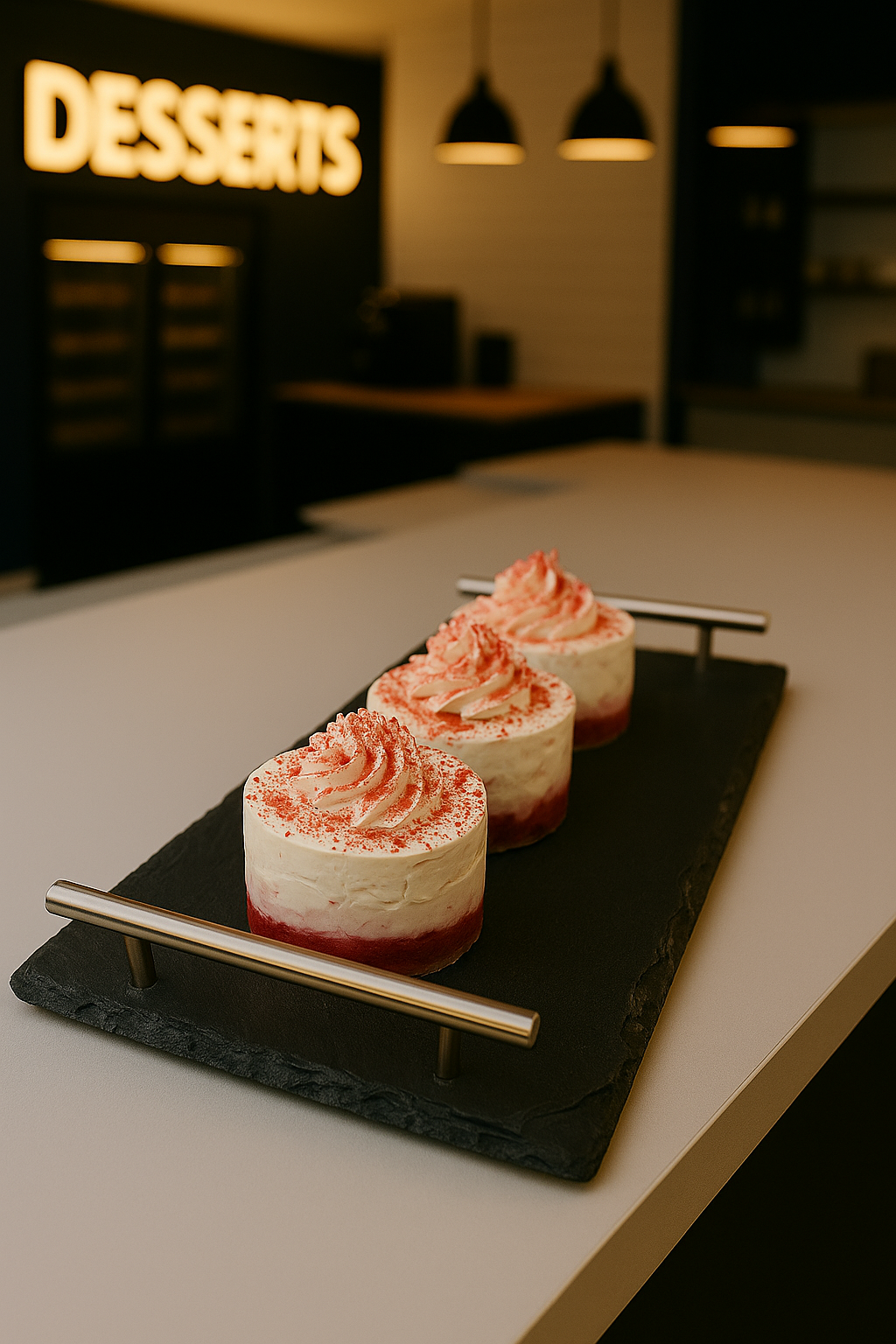 Mini Strawberry Cheesecakes