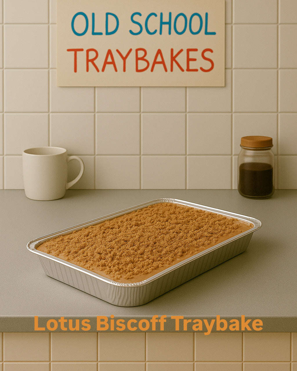 Lotus Biscoff Traybake