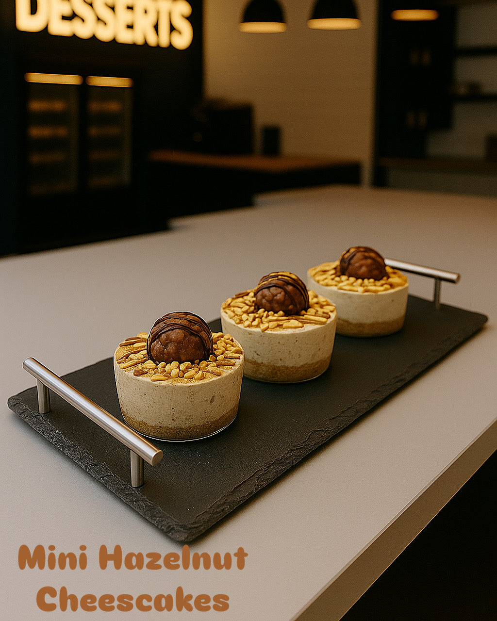 Mini Hazelnut Cheesecakes