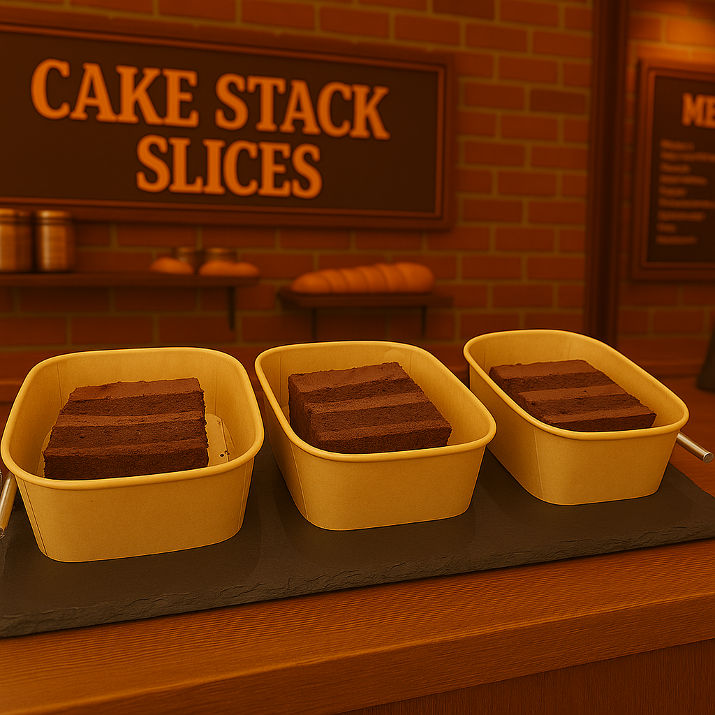 Chocolate Fudge Stack Cake Slice (Individual)