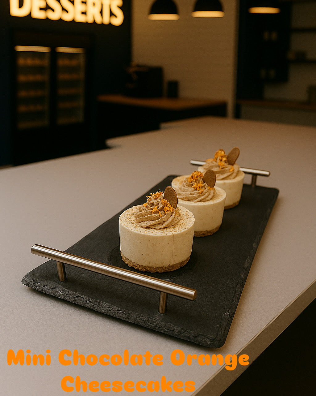 Mini Terry's Orange Cheesecake