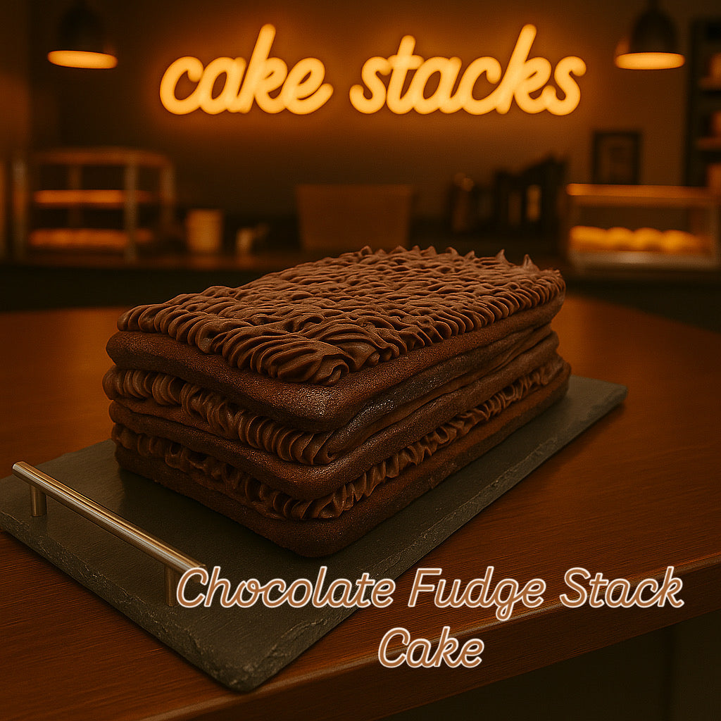 Chocolate Fudge Cake Full Stack Cake