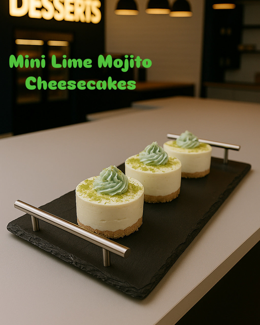 Mini Mojito Cheesecake